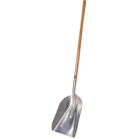 Foxy Manufacturing #12 Long-Handled Scoop Shovel, Aluminum 709